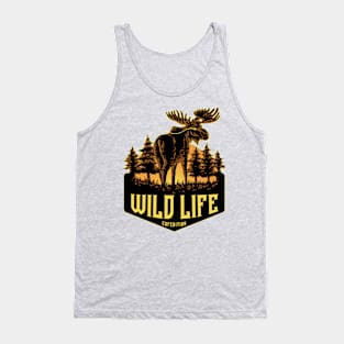 Wild Life Deer Logo Tank Top